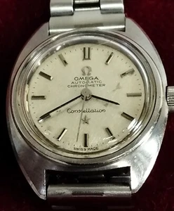 OMEGA CONSTELLATION AUTOMATIC CHRONOMETER WATCH. STEEL. LADY'S WATCH. SWISS.XXTH - Picture 1 of 1