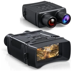 Night Vision Binoculars Device Digital 5X Zoom Telescope 850nm 1080P HD to 300m - Foto 1 di 14