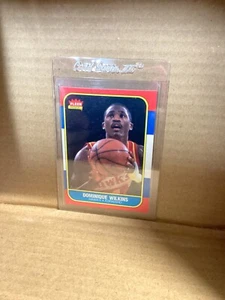 Dominique Wilkins 1982-86 Fleer Premier delantero Atlanta Hawks NBA #121 de 132 - Imagen 1 de 2