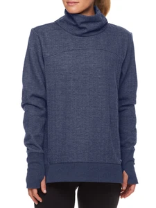 Felpa Avia tempo libero maglione spina di pesce fori pollice blu baia LG 12-14 - Foto 1 di 5