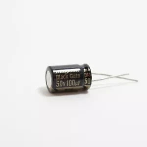 Black Gate 50v 100uf capacitor - Picture 1 of 3