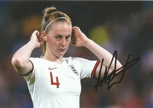 ENGLAND LADIES: KEIRA WALSH SIGNED 6x4 ACTION PHOTO+COA *LIONESSES* *WORLD CUP* - Picture 1 of 1