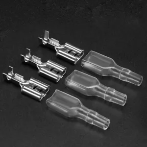 Uninsulated Female Spade Terminal Connector Terminal Crimp Electrical Wire PVC - Picture 1 of 20