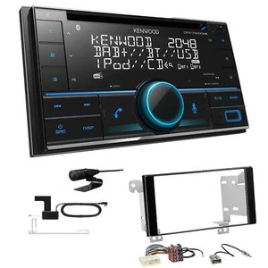 Kenwood DPX-7300DAB Radio Bluetooth für Subaru XV ab 2012 Klavierlack schwarz - Bild 1 von 5