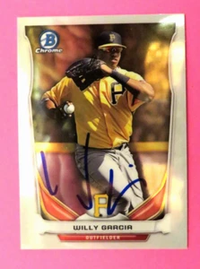 2014 Bowman Chrome, Pittsburgh Pirates - WILLY GARCIA - autographed - Picture 1 of 1