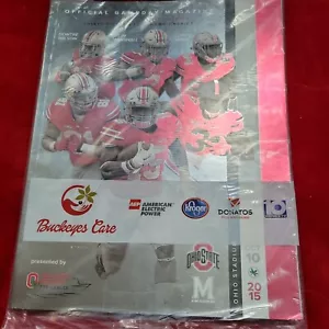 Ohio State Buckeye Football Game Day Prog Oct 10, 2015 Vs. Maryland Zeke Elliott - Picture 1 of 10