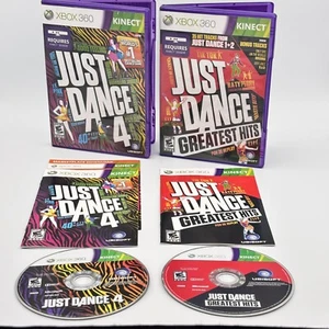 Just Dance 4 & Greatest Hits (Microsoft Xbox 360 2012) komplett CIB getestet funktioniert - Bild 1 von 4