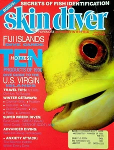 Skin Diver Magazine Fiji Islands Dive Guide January 1991 052522RNON - Imagen 1 de 2