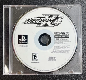 Mega Man X4 (Sony PlayStation 1, 1997) PS1 Video Game DISC ONLY - Picture 1 of 4