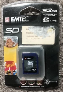 EMTEC 32GB SDHC Card Sealed In Package - Picture 1 of 2