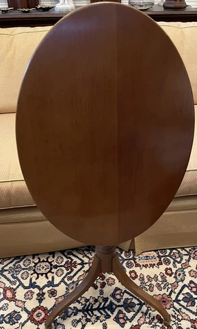 KITTINGER CW-135 Colonial Williamsburg Mahogany Tilt Top Table Cover