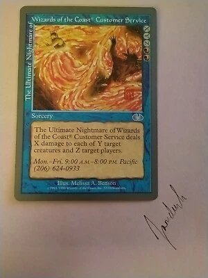 The Ultimate Nightmare of Wizards of the Coast Customer Service Unglued Regular - Image 1 of 2