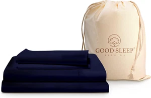 Queen Sheets Cotton - 4 Piece Queen Deep Pocket Sheet Set, 800 Thread Count Luxu - Picture 1 of 7