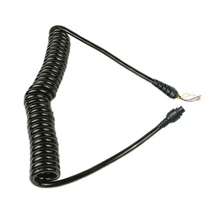 9ft/2.85m Stretchable Speaker Microphone Spring Cable Line for Hytera SM25A1 a - Zdjęcie 1 z 7