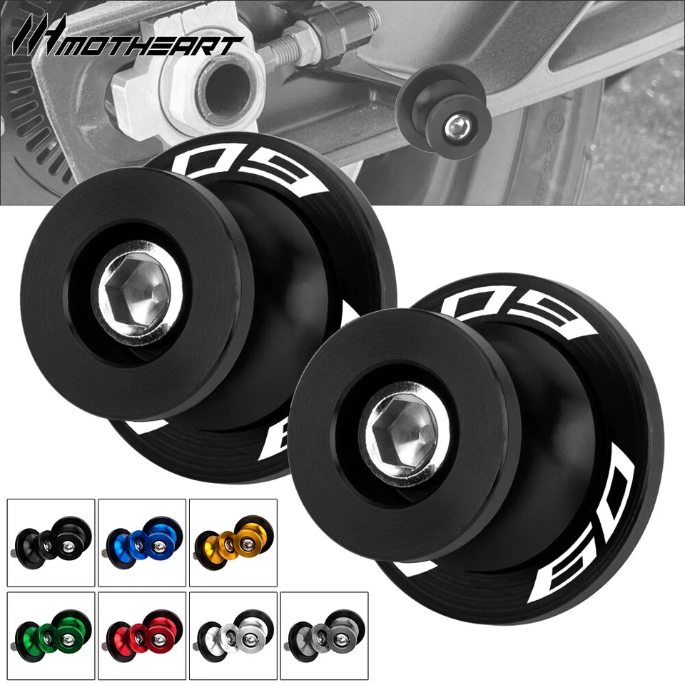 Carretes basculantes M6 para deslizadores de aluminio CNC MT-09 2014-2024 FZ-09 2014-2024 Foto 1 de 1