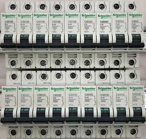 Schneider Merlin Gerin Multi 9 C60H 6 10 16 20 32 40 50 63 Amp Tipo B C D SP MCB - Foto 1 di 1