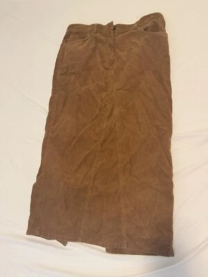 Maxi Falda Larga Jones New York Sport Mujer Talla 14 Bro Pana Elastizada De Colección Foto 1 de 4