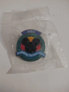 Minority Building Development MBD Building Partnerships Disney Pin  - Picture 1 of 4