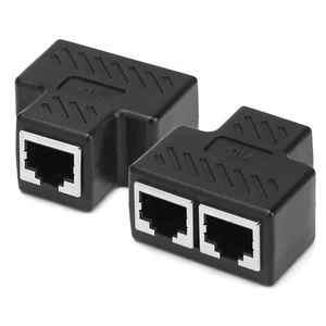 Sdoppiatore Ethernet, Splitter Ethernet Switch Ethernet 2 Porte, Adattatore Cavo - Foto 1 di 7