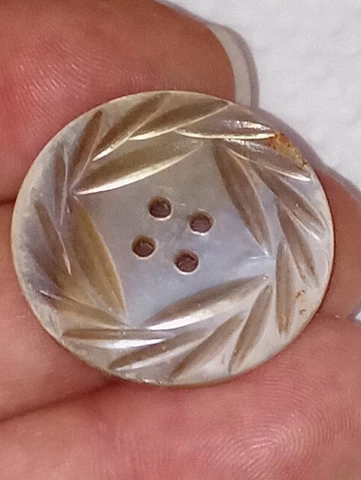 Vintage Antique Button Vintage Design Pearl? Cover