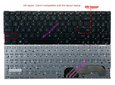 New for Asus X541 X541SC X541S X541NC X541U R541 R541U Series Laptop US Keyboard - Image 1 of 4