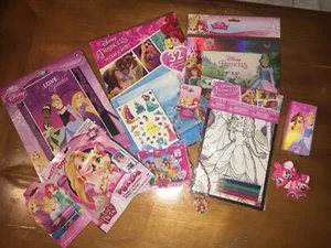 Disney Princess Jewelry Hair Surprise Bag Glow Art Birthday Lip Gloss Lot Easter - Picture 1 of 12