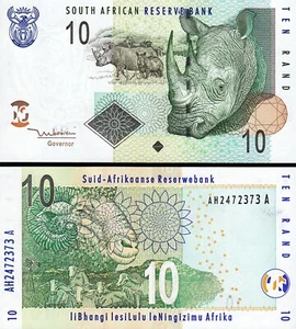 South Africa 10 Rand 2005, UNC, P-128a, Sign 8 - Picture 1 of 3