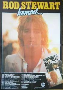 ROD STEWART 1977 TOUR -- orig. Concert Poster - Konzert Plakat - DIN A2 F/N - Picture 1 of 1