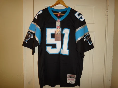 Sam Mills 1996 Mitchell & Ness Carolina Panthers Men's Throwback Legacy Jersey Cover