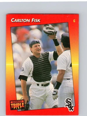 1992 Triple Play #149 Carlton Fisk Chicago White Sox Baseball Card - Image 1 of 2