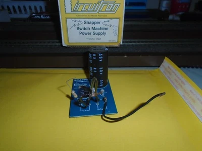 CIRCUITRON #800-5303 SNAPPER SWITCH MACHINE POWER SUPPLY 12-25V. INPUT - Image 1 of 3