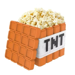 A Minecraft Movie TNT Popcorn Bucket Container Popcorn Storage Bucket With Lid - Picture 1 of 6