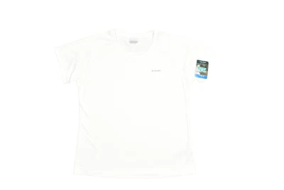 NUEVO Columbia Para Mujer XL/TG Balance Rock ERS SS Camiseta de Entrenamiento Omni-Mecha Blanca Foto 1 de 4