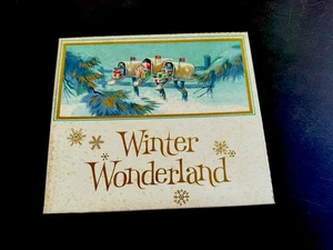 1 sello CAJA VACÍA, una vez incluidas 12 tarjetas de felicitación de Navidad de colección de Alemania - Imagen 1 de 3