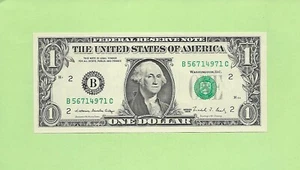 1988 ..UNCIRC $1  B 5671 4971 C  .... 1988  $1  B-C    NICE NOTE       FRN - Picture 1 of 2