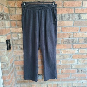 Puma Mens Essential Sweatpants Pockets Inner Drawcord Straight Leg Gray Size L - Picture 1 of 12