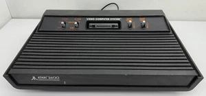 Vintage ATARI 2600 Darth Vader Video Computer System All Black Console UNTESTED - Picture 1 of 15