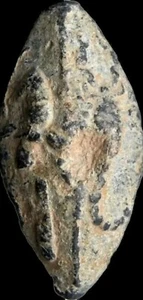 Greek PB Sling Bullet. Circa 4th-1st century BC. Scorpion 43.19 gr. Very rare  - Picture 1 of 2