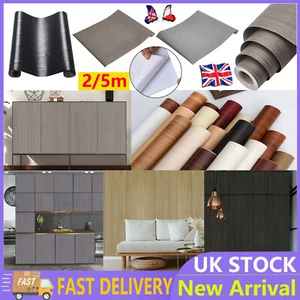 Oak Wood Effect Vinyl Wallpaper Self Adhesive Cupboard Worktop Wrap Film Sticker - Picture 1 of 71