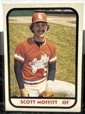 1981 Salt Lake City Gulls Minor League TCMA #23 G. Scott Moffitt 
