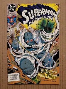 Superman Man of Steel #18 segunda impresión 1st Doomsday DC 1992 en muy buen estado+ - Imagen 1 de 2