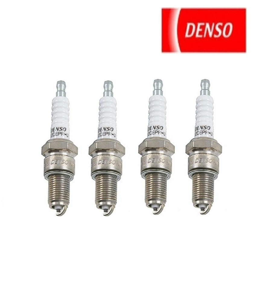 4 шт резисторных свечей зажигания DENSO подходят для Dodge Challenger, Colt/Mazda 626, B2200... - Изображение 1 из 1