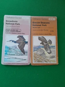 ORDNANCE SURVEY SNOWDONIA NATIONAL PARK 1979 & BRECON BEACONS 1976 - Picture 1 of 1