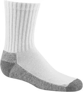 Wigwam 265807 Kids' White Pee Wee Crew 3-Pack Socks Size Toddler 7-10 - Picture 1 of 2