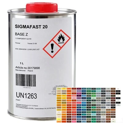 PPG SIGMA COATINGS Sigmafast 20 Rostschutz Metallschutz Metall Rostanhaftung dauerhaft Farbe 1L