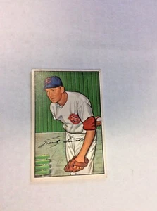 1952 BOWMAN FRANK SMITH BASEBALL CARD #186 - NICE CARD   - Picture 1 of 2