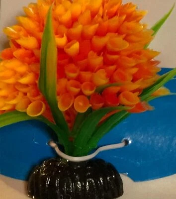 Planta de acuario Top FIN 4" Mini flor púrpura peces NUEVO  Foto 1 de 2