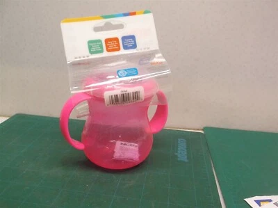 Taza Nuby Grip N' Sip 1st Sipeez Sippy - Mango fácil de sostener - Sin derrames Foto 1 de 4