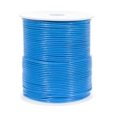 Cordão de couro redondo Craft County 1,5 mm  Várias cores - Imagem 1 de 4