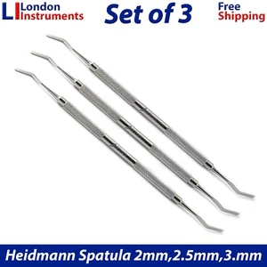 X3 Heidemann Spatulas For Composite Placement & Contouring Plastic Filling Tools - Picture 1 of 5
